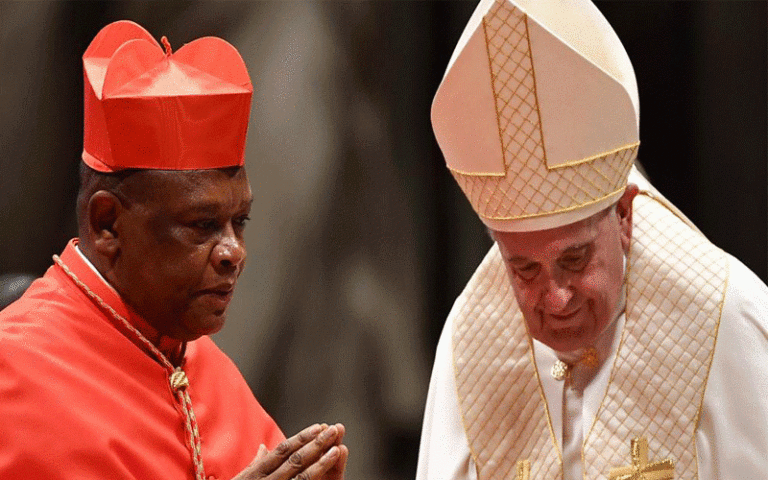 LE CARDINAL FRIDOLIN AMBONGO DÉNONCE LE PLAN DE BALKANISATION DE LA RD CONGO