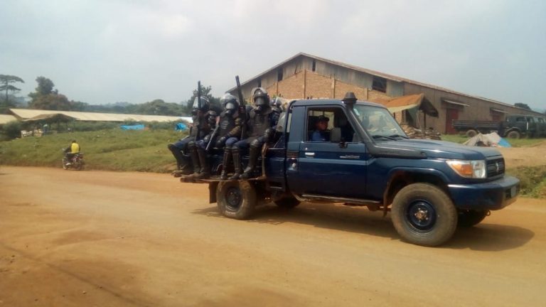 RDC – Beni : Le chanvre à fumer et des boissons fortement alcoolisées au feu, la police veut en finir avec la criminalité urbaine