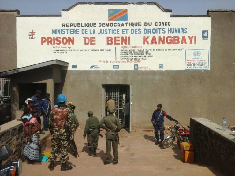 RDC – Beni : Plus de 1300 détenus évadés, seuls 110 restent en prison de Kangbayi