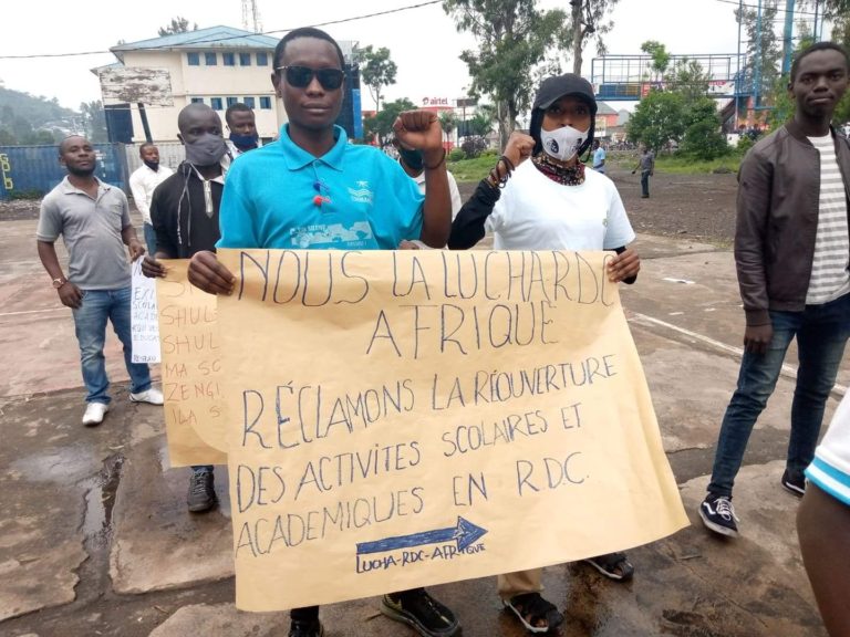 RDC – Goma : Enseignants, étudiants et mouvements citoyens exigent la reprise des cours