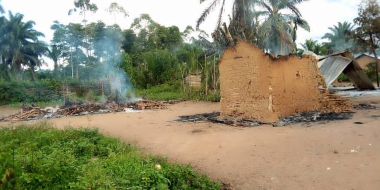 RDC – Beni : Une dizaine de maisons brûlées par les ADF à Mangina